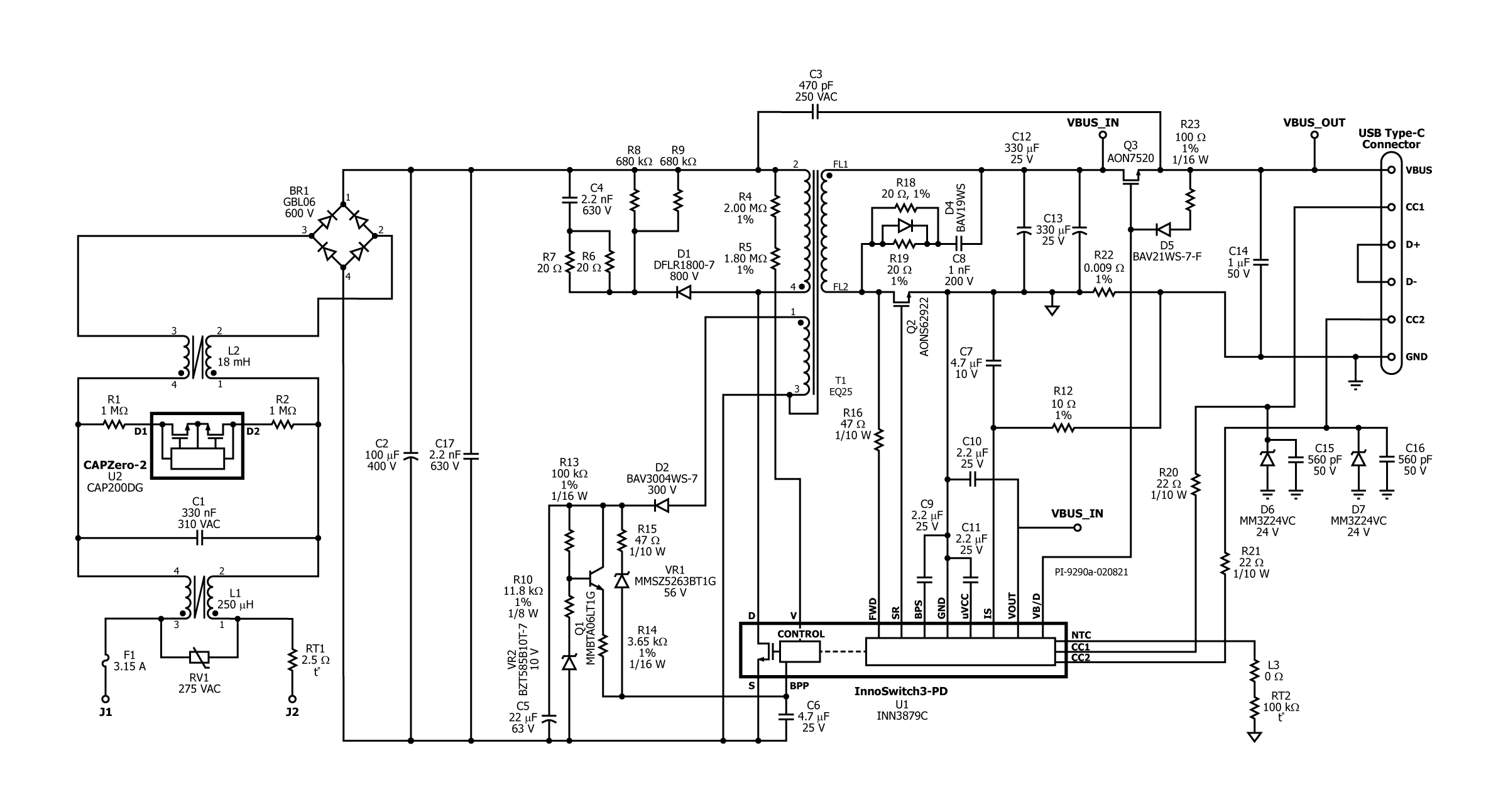 RDR-838 Schematic
