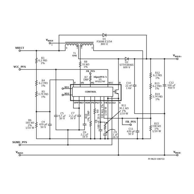 DER-960 Schematic – PFC Section